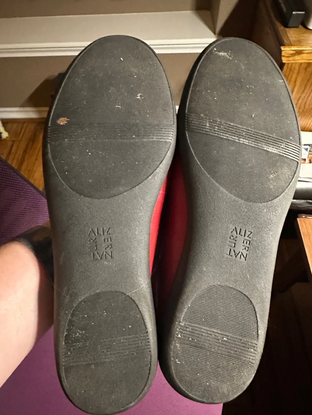 Naturalizer Red Ballet Flats